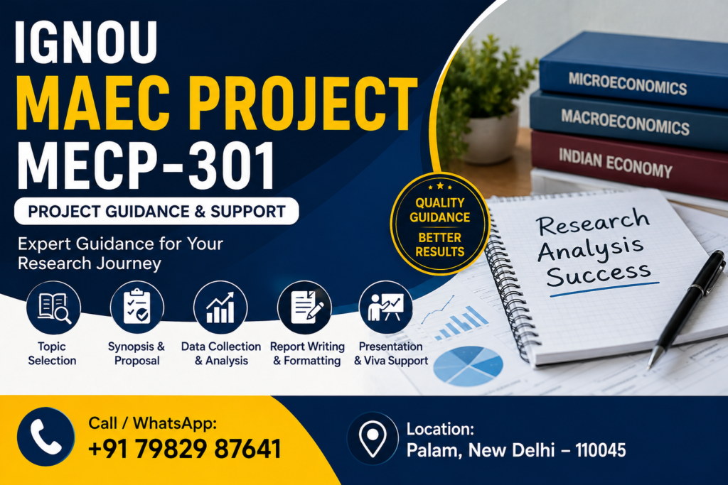 IGNOU MAEC Project for MECP-301